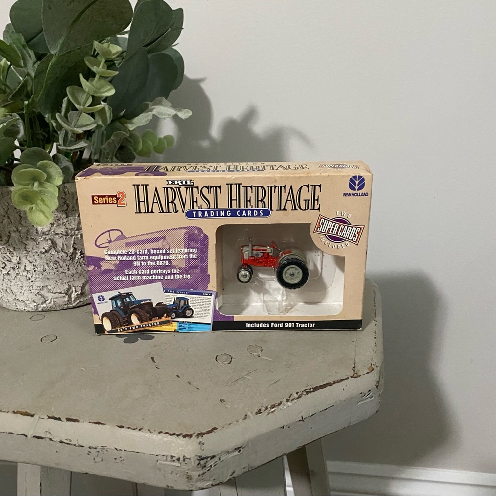 ERTL Harvest Heritage Series Trading Card & Tractor Set NEW IN BOX